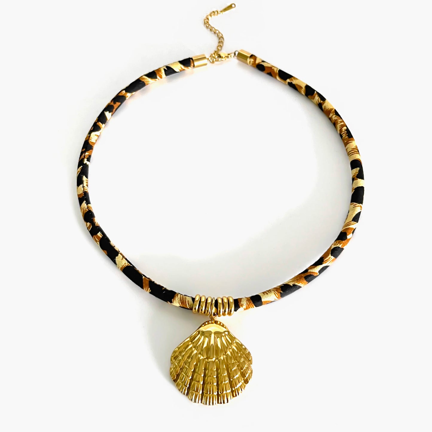 Veradine Leopard Charm Necklace