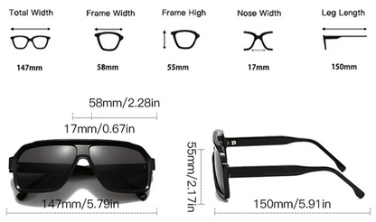 Prescott Aviator Sunglasses