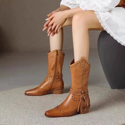 Carvello Studded Boots