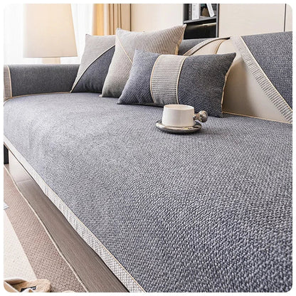 5 COLORS / Chenville Couch Sofa Slipcover