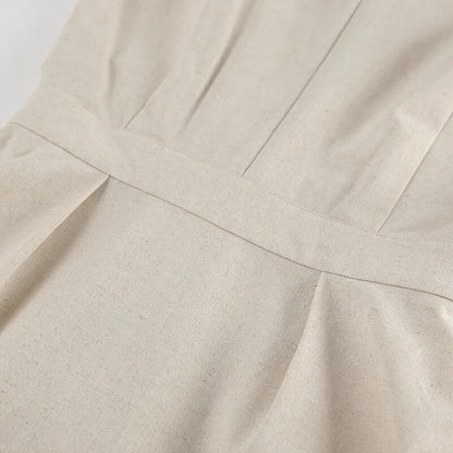 Geneve Button-Front Jumpsuit