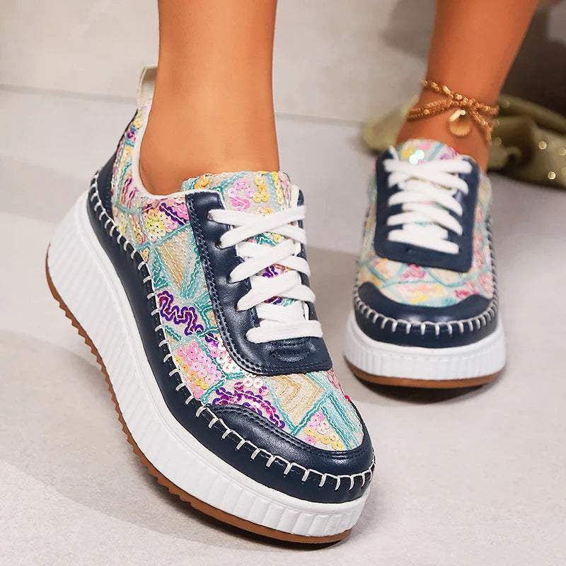 Bexley Noir Patch Sneakers