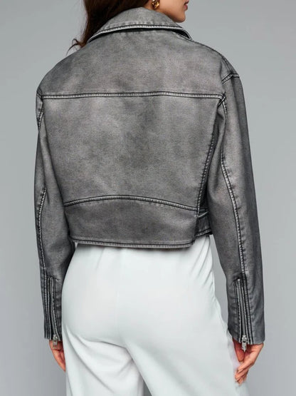 Norsi Leather Biker Jacket
