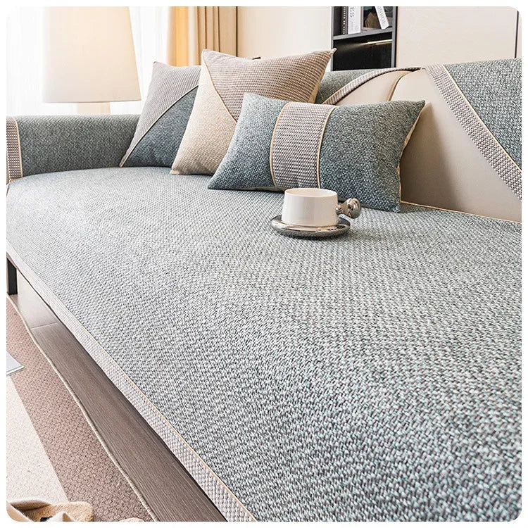 5 COLORS / Chenville Couch Sofa Slipcover