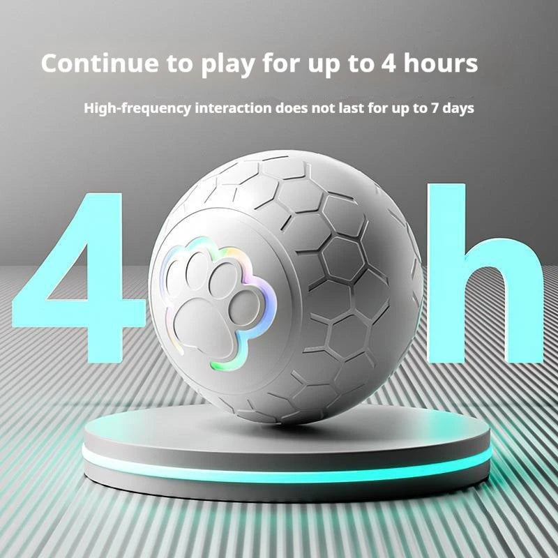 Smart USB Automatic Bouncing Rolling Toy Ball With RGB Lights