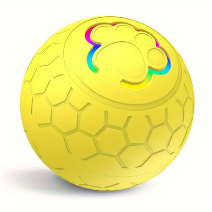 Smart USB Automatic Bouncing Rolling Toy Ball With RGB Lights