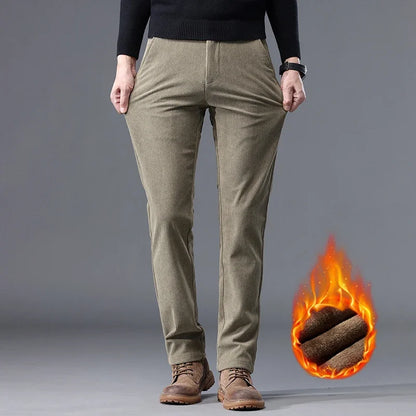 CozyStride Corduroy Fleece-Lined Pants