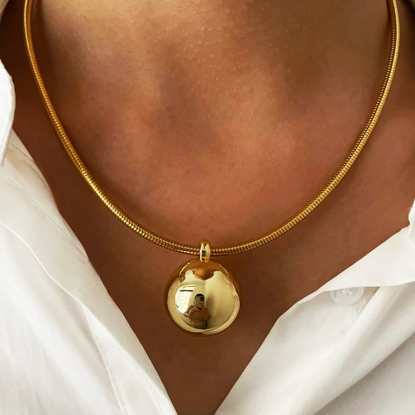 Madison Statement Ball Necklace