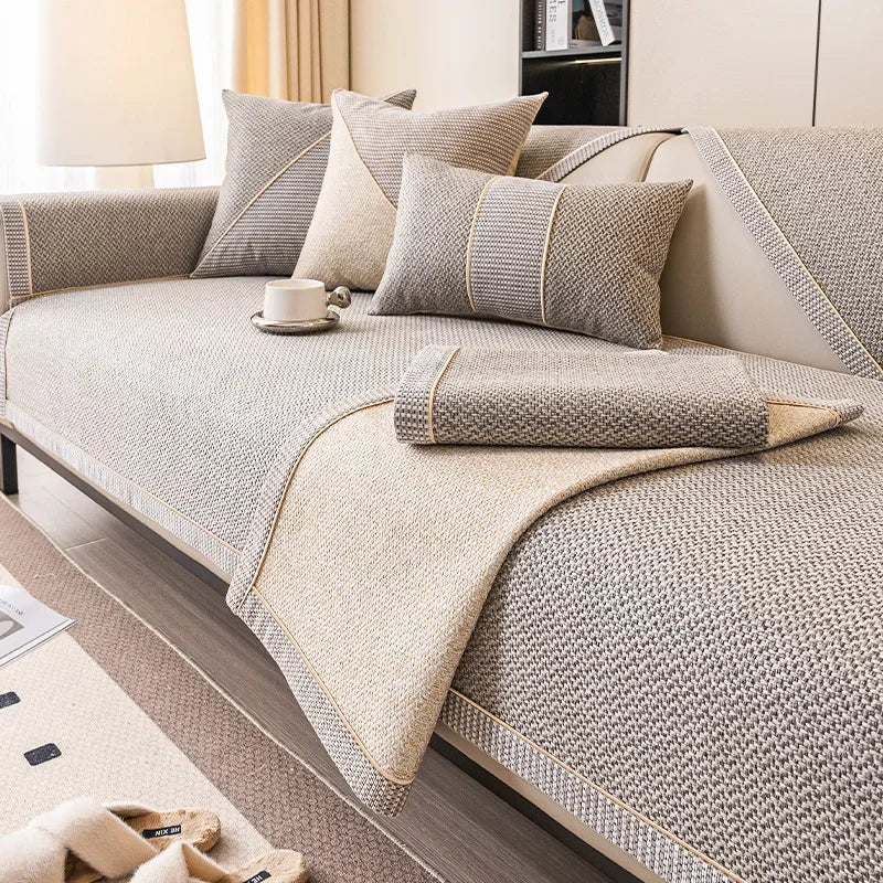 5 COLORS / Chenville Couch Sofa Slipcover