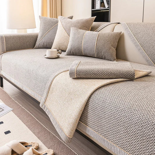 5 COLORS / Chenville Couch Sofa Slipcover