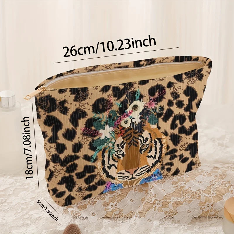 Lexora Tiger Travel Zip Pouch