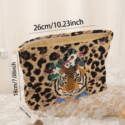 Lexora Tiger Travel Zip Pouch