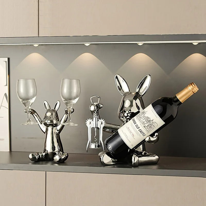 Skylar Wine Rack with Bottle Opener