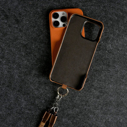 All-in-One Crossbody Leather iPhone Case