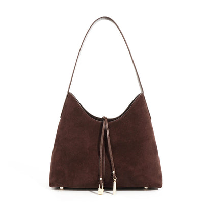 Olivere Leather Suede Hobo Bag
