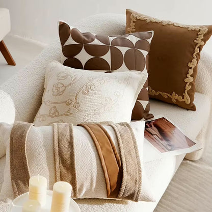Delancy Luxe Woven Decorative Pillow Covers