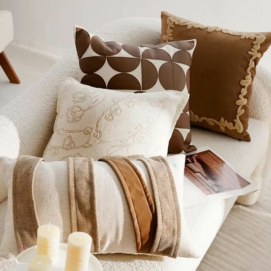 Delancy Luxe Woven Decorative Pillow Covers